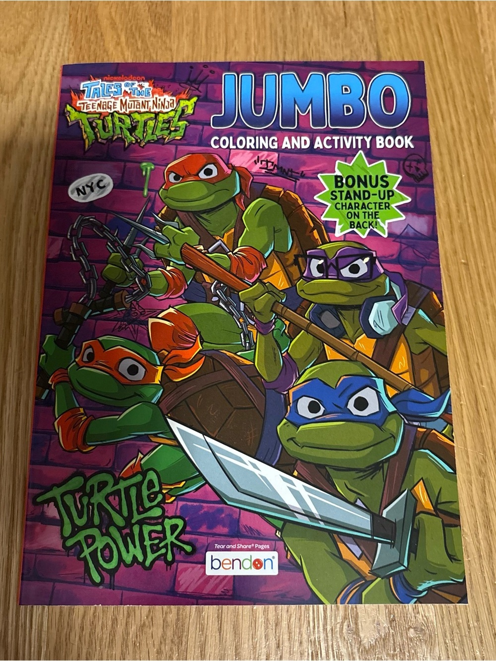Nickelodeon Teenage Mutant Ninja Turtles Jumbo Coloring & Activity Book NEW